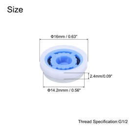 uxcell Shower Flow Reducer Limiter Set, Water Flow Saver Adapter Set, gpm 1.5/1.8/2.0/2.5/3.0 Shower Limiter