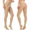 MANZI 2 Pairs 70 Denier Women's Tights Stretch Run Resistant