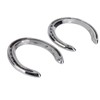 4pcs Horseshoes Aluminum Alloy Light Weight Reliable Practical Horse Riding