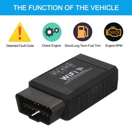 Generic Best OBD OBDⅡ Scanner Tool Detector WiFi Connection for iOS Android Windows Service