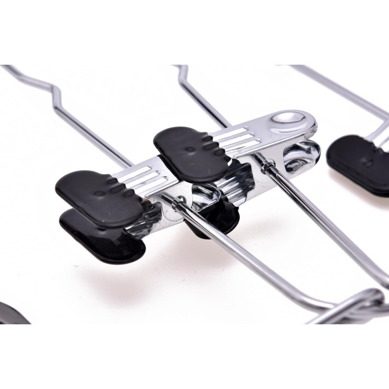 Quality Hangers Slack Hangers 2-Pack | 4 Tier Pant Hangers