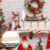 TOYMIS Christmas Stocking Holders for Mantle Metal Xmas Stocking Hooks
