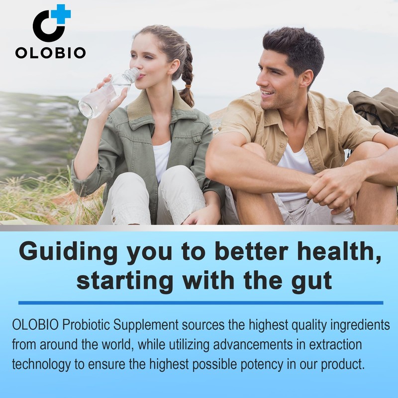 OLOBIO Probiotics for Women and Men, 1pack-1