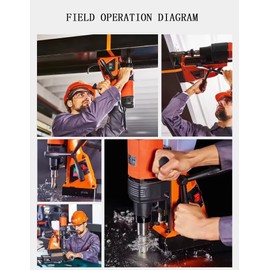 Annular Cutter JESTUOUS 1-1/16 Inch Cutting Diameter 3/4 Weldon Shank 1 Cutting Depth with Pilot Pin Slugger Bits HSS Kit for Magnetic Drill Press,1 Piece