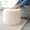 ZICOTO Beautiful Boucle Pouf Ottoman and Foot Rest - Elevate