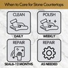 Headstone Cleaner for Graves & Memorials, Granite Cleaner, Removes Dirt
