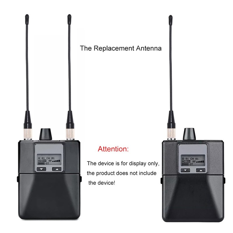 PALPEAL 4 PCS Whip Replacement Antenna for Shure ULXD1 QLXD1