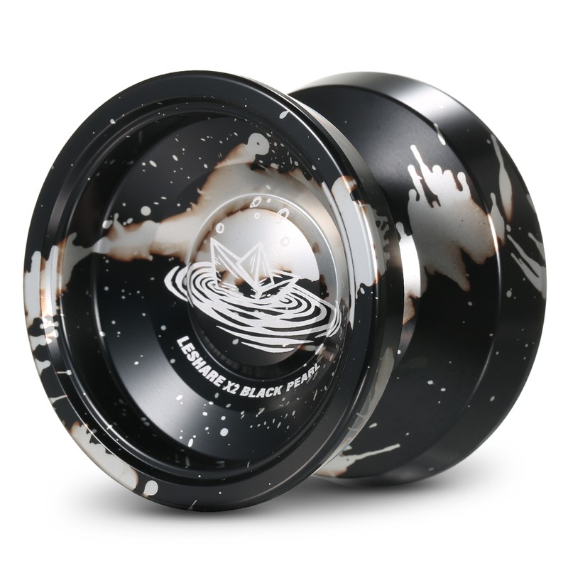 2pcs Aluminum Alloy Yoyo Ball Competitive Yoyoball with Bearing Strings