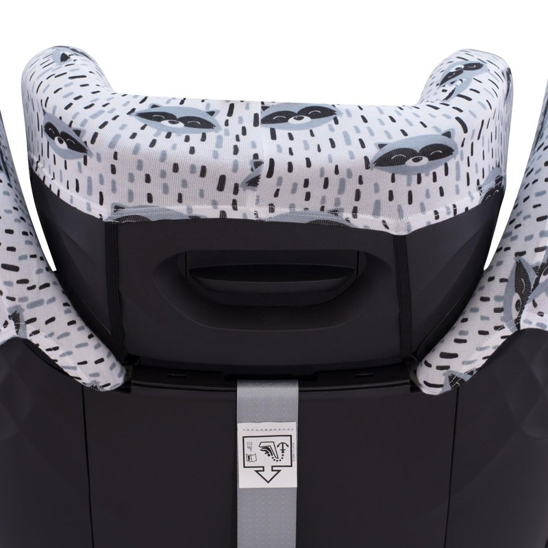 JYOKO Kids Cover Compatible with Cybex Solution G I-size (Raccoon)