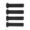 4pcs Front A Arm Long Bushing with Spacer Black Replacement
