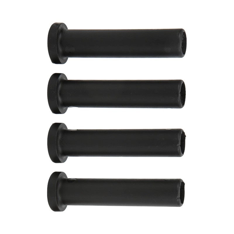 4pcs Front A Arm Long Bushing with Spacer Black Replacement