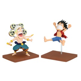 Banpresto Monkey D. Luffy & Enel One Piece Figure - World Collectable Log Stories 8 cm