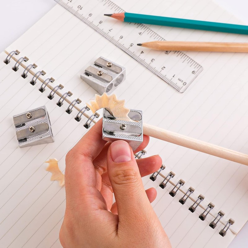12 PCS Metal Pencil Sharpener, Sharpner, Sharpeners, for School Penci,