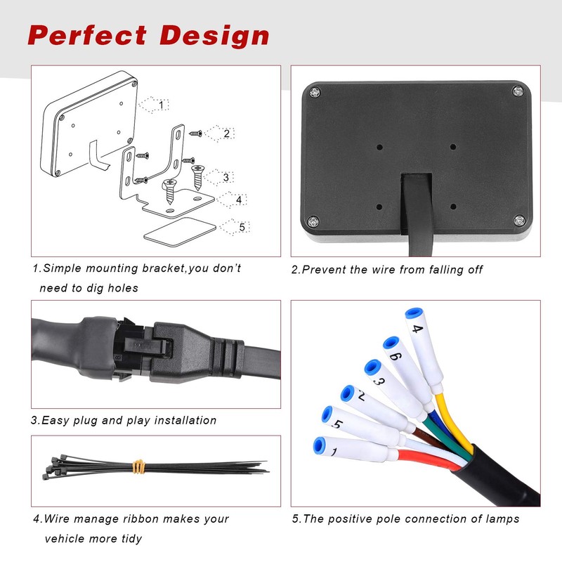 6 Gang Switch Panel Kit, Auto Power Plus Circuit Control