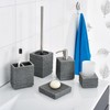 RIDDER RI22150307 Soap Dish Brick Gray Bathroom Amenities Soap Dish