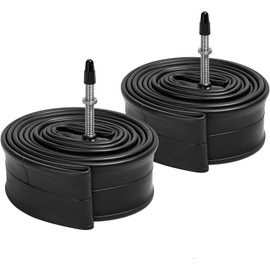 2-PCS 700C Bike Tubes 700x35C 700x36C 700x38C 700x40C 700x42C FV48mm Presta Valve Premium Butyl Rubber Inner Tube 700C Bicycle Tubes Compatible with 700x35C/36C/38C/40C/42C/43C Bike Tire Tubes