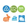 Preserve Cutting Board made from 100% Recycled #5 plastic, BPA