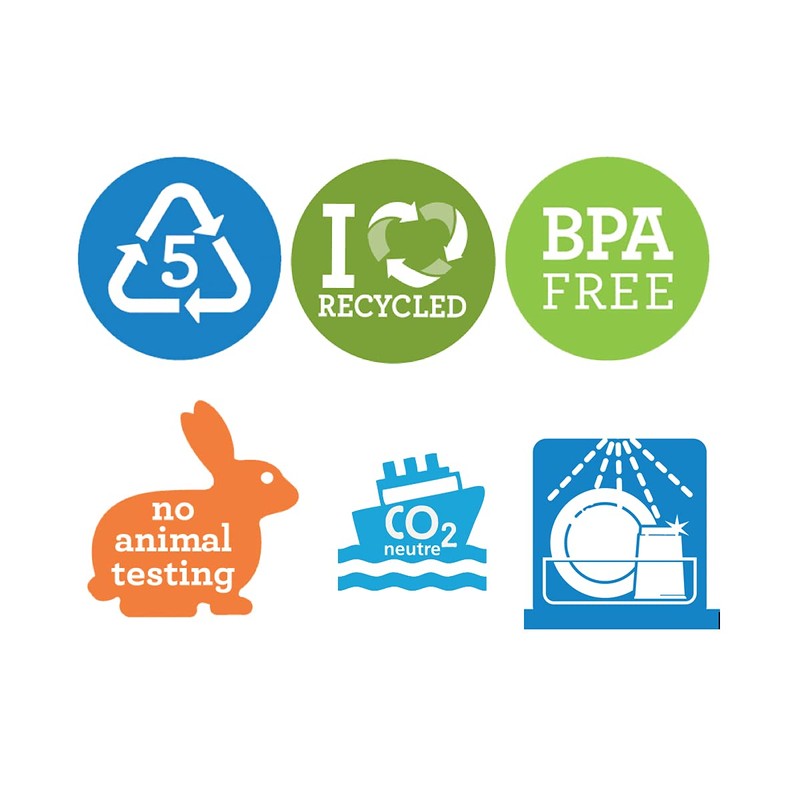 Preserve Cutting Board made from 100% Recycled #5 plastic, BPA