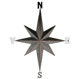 Magoo's 23.5" Compass Rose Star Wall Decor