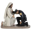 Dicksons Praying Police Officer with Jesus 5 x 6 Resin