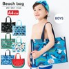 UZULAND Kids Boys Pattern Swim Bag Pool Bag Animal Blue