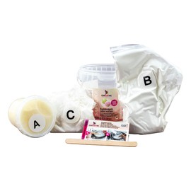 CREARTEC - Badekugeln Set / Kreativset "Schäumend" - zur Herstellung eigener Badekugeln - wohltuende Erfrischung für die Haut - 400g Eimer - Made in Germany