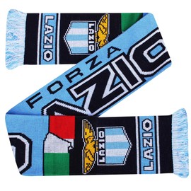 SS Lazio (Serie A) Football Crest Scarf (100% Acrylic)