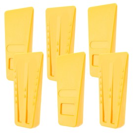 Foppla Pack of 6 Chainsaw Felling Wedge, 6 Inch Felling Wedge, Plastic, Chainsaw Felling Wedge Set, for Controlled Felling of Trees, Tree Cutting, Reusable Felling Wedge, Plastic (Pack of 6)