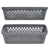 Glad Plastic Storage Basket Set - Multipurpose Drawer Trays, Kitchen