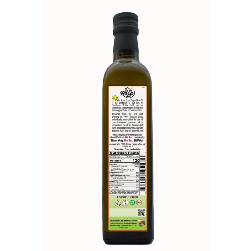 Non-GMO Extra Virgin Olive Oil - 500ml