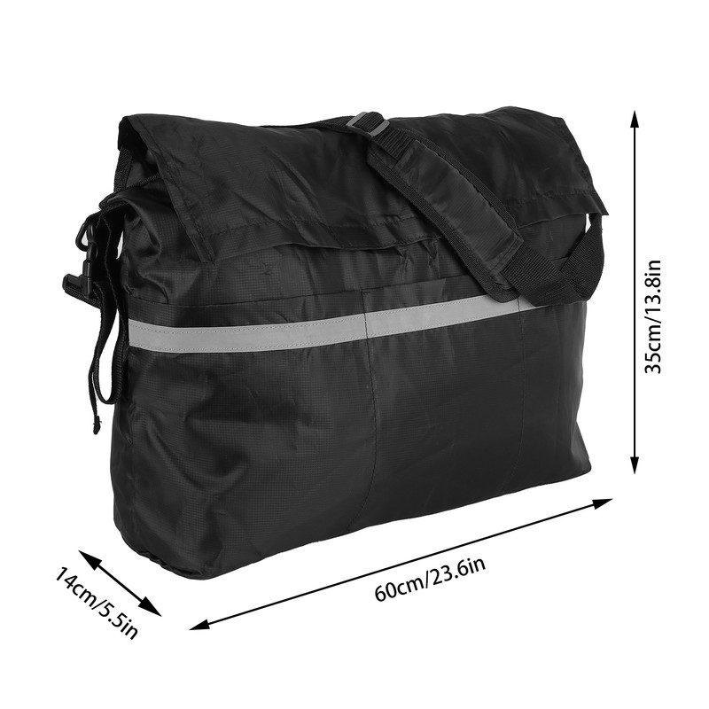 Wheelchair Back Hanging Bags Large Capacity Storage Pouches with Single