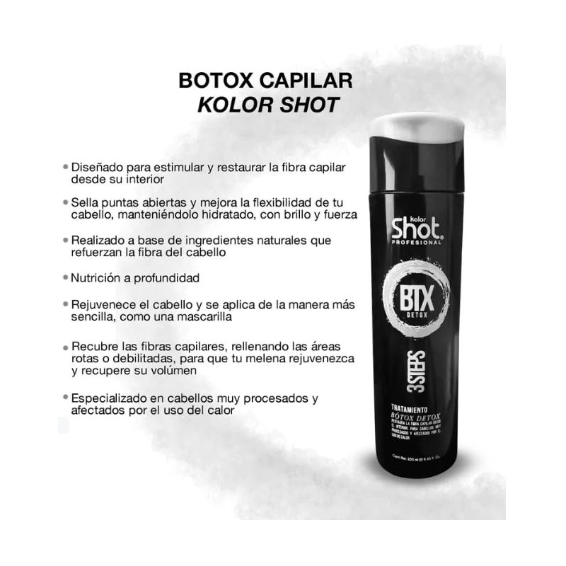 Tratamiento Capilar BTX Detox One Step con Ácido Hialurónico Kolor