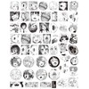 50Pcs Anime Girl Stickers for Adults, Waterproof Vinyl Stickers Decals