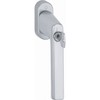 HOPPE 11950249 Silver Anodised Window Handle Hamburg Lock Cylinder Aluminium