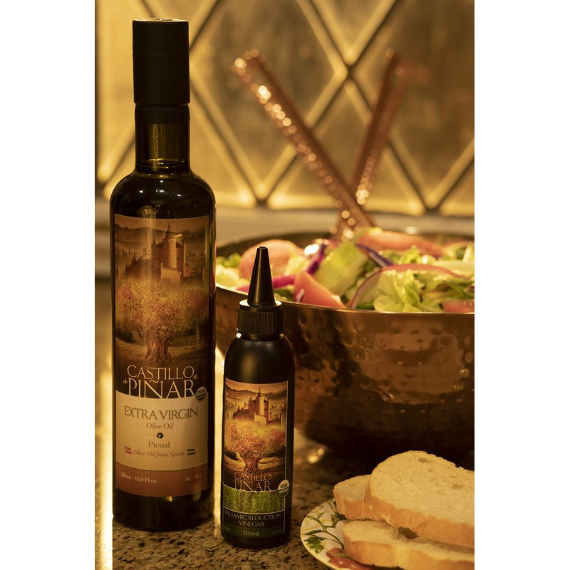 Castillo de Pinar Thyme Balsamic Reduced Vinegar 500ml USDA Certified