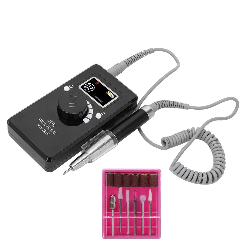 Portable Manicure Pedicure Nail Drill Kit Electric Nail Drill Machine