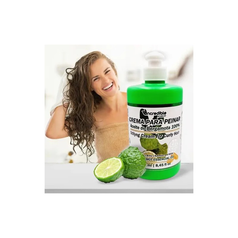 Crema Para Peinar Rizos Con Bergamota Y Colageno 250 Ml
