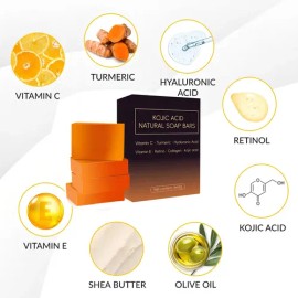 Jabón Blanqueador Lotlash de Cúrcuma y Ácido Kójico para Manchas 260g