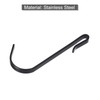 sourcing map 10pcs Stainless Steel J Shaped Hooks, Clip-on Hook