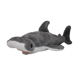 EcoBuddiez - Hammerhead Shark from Deluxebase. Large 54cm Soft Plush Animals Made from Recycled Plastic Bottles. Eco-Friendly Cuddly Gift for Kids and Cute Stuffed Animal Toy for Toddlers.