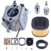Adefol Carburetor for Husqvarna 372XP with Air Filter Kit Chainsaws