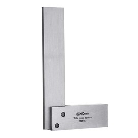 Machinist Square Precision Engineer Wide Seat Square 90 Right Angle Ground Hardened Steel Angle Ruler 3.2 x 2 Inch