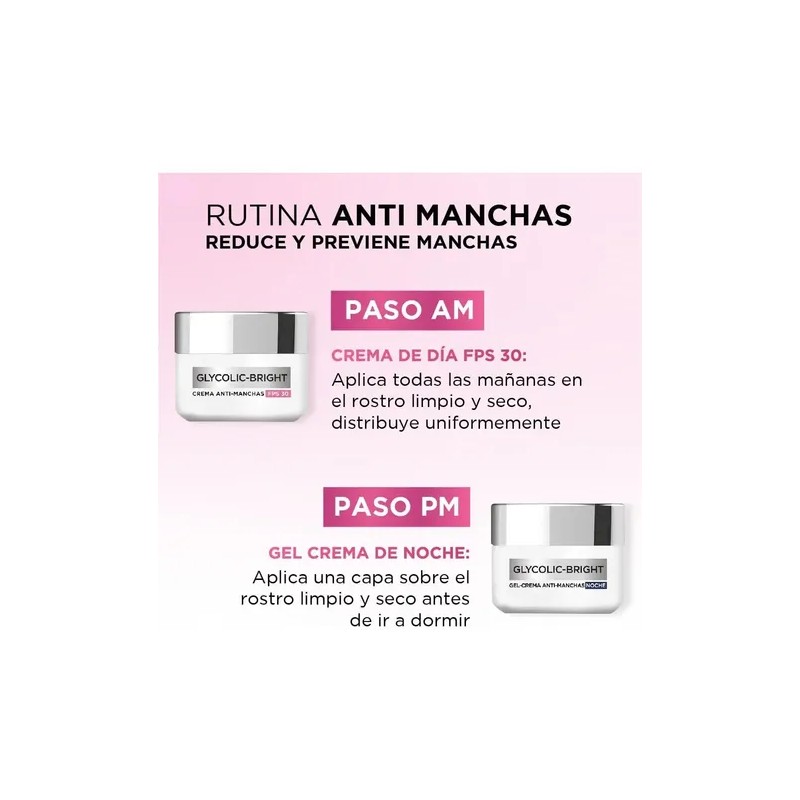 Skincare Kit Rutina Completa Glycolic Bright Loréal Kit 5