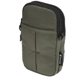 Shoebill Smartphone Pouch, Backpack, Attachment, 2 Units, Smartphone Shoulder Belt Pouch, Outdoor Pouch (Olive)