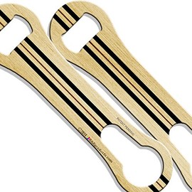 BarConic KolorcoatTM V-rod Bottle Opener - Vintage Surfboard