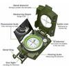 Heavy-Duty High-Precision Inclinometer American Multifunctional Green Compass Professional Military Compass