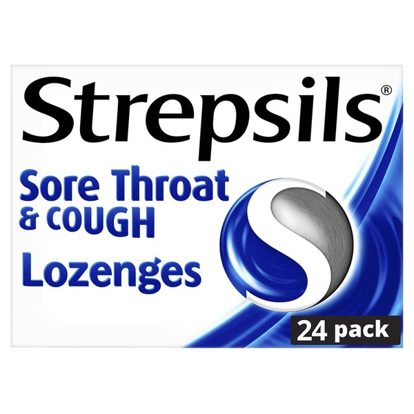 Strepsils Sore Throat And Cough Lozenges, 24 Pack