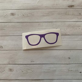 Glasses Decal | Glasses Vinyl Decal | Glasses Sticker | Eye Glasses Decal | Eye Decal | Eye Sticker | Ophthalmologist Decal | Glasses Theme