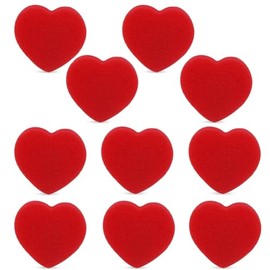 SUMAG 10 Pcs Sponge Hearts Magic, One to Two Magic Hearts Magic Tricks Appearing Close up Street Gimmick Props Comedy Magic Accessories for Magicians