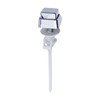 Semetall Toilet Flush Handle-Push Button Tank Handle Replacement, Side Mount